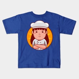 Chef Woman Kids T-Shirt